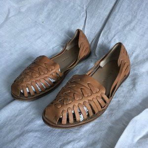 Nisolo Ecuador Huarache Sandal - Almond Size 9